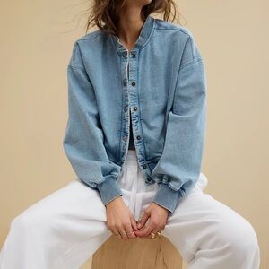 Aerie Light Blue Jean Jacket